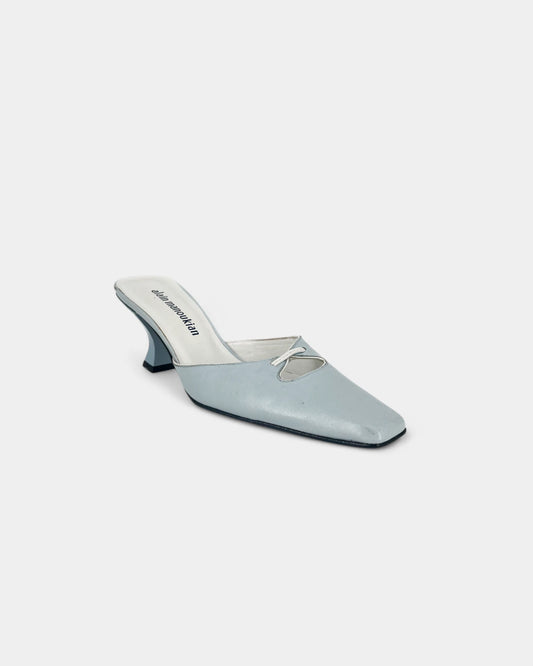 Mules bleues à talons - 37 EU / 7 US