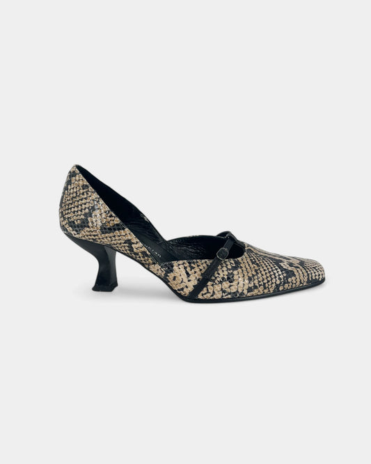 Escarpins à imprimé reptile - 37 EU / 7 US