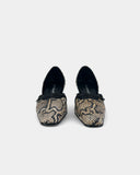 Escarpins à imprimé reptile