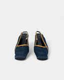 Slingbacks en denim bleu - 40 EU / 9 US