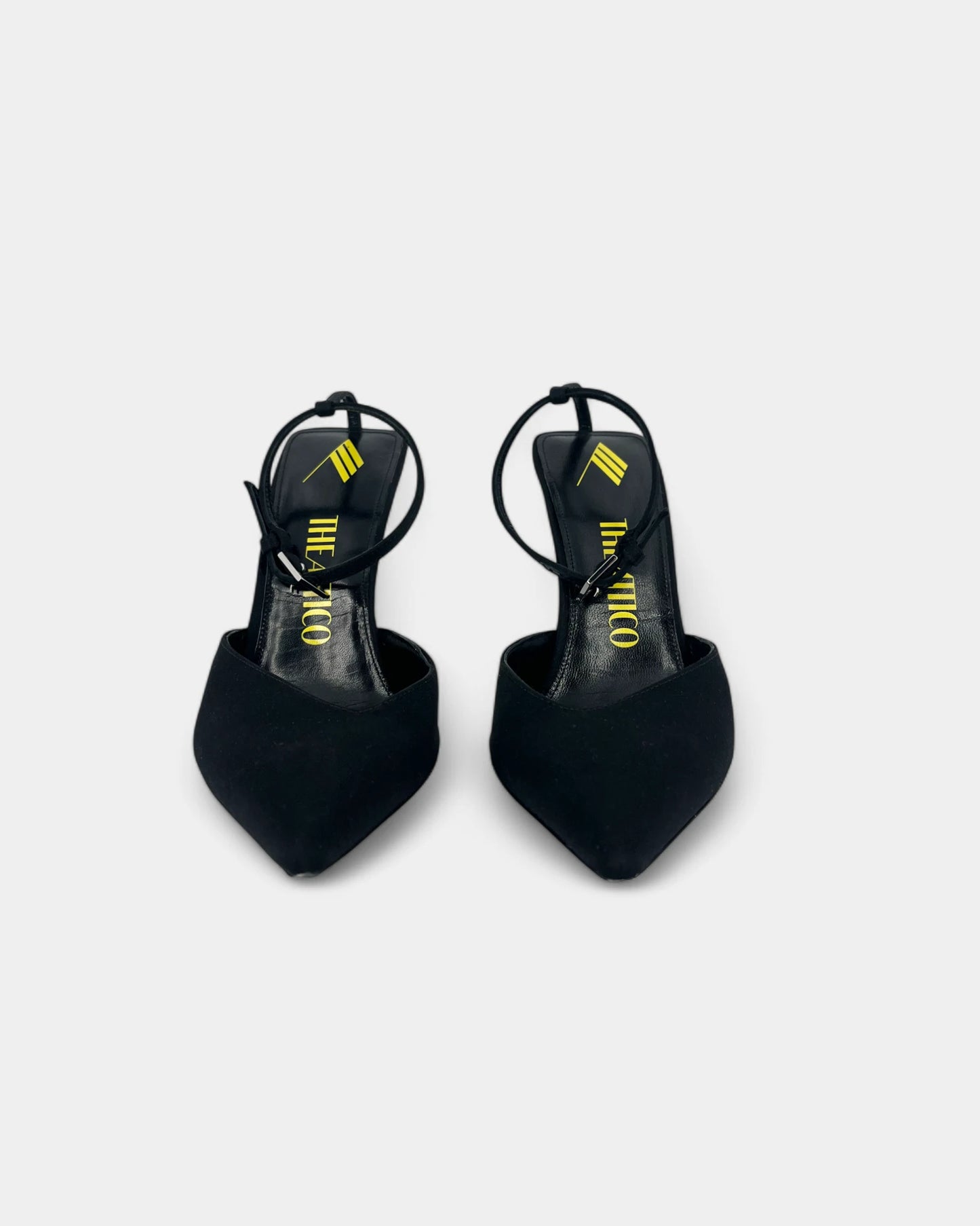 Escarpins noirs et jaunes - 38 EU / 8 US