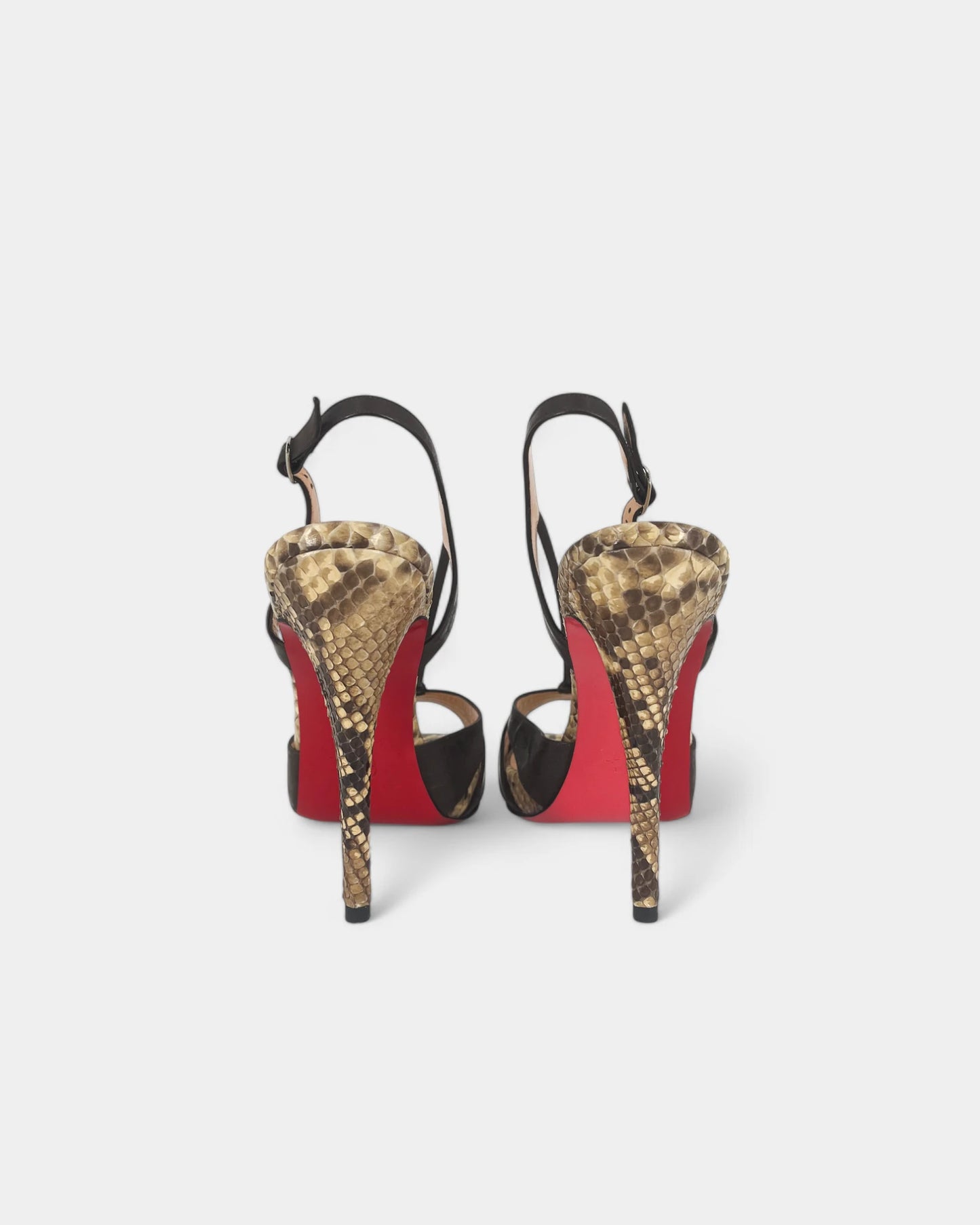 Slingbacks marrons et écailles - 41 EU / 11 US
