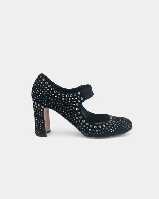 Escarpins noirs cloutés - 38.5 EU / 8.5 US