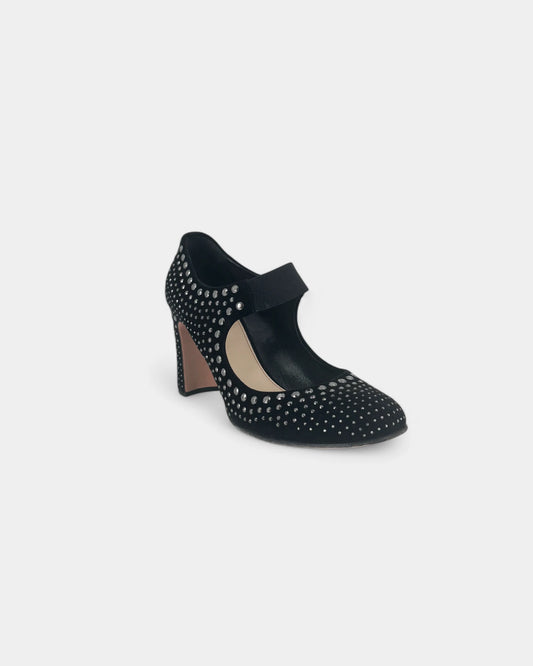 Escarpins noirs cloutés - 38.5 EU / 8.5 US