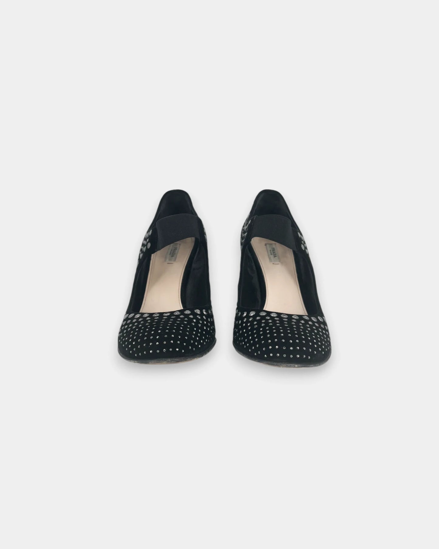 Escarpins noirs cloutés - 38.5 EU / 8.5 US