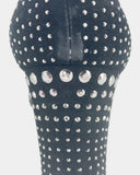 Escarpins noirs cloutés - 38.5 EU / 7.5 US