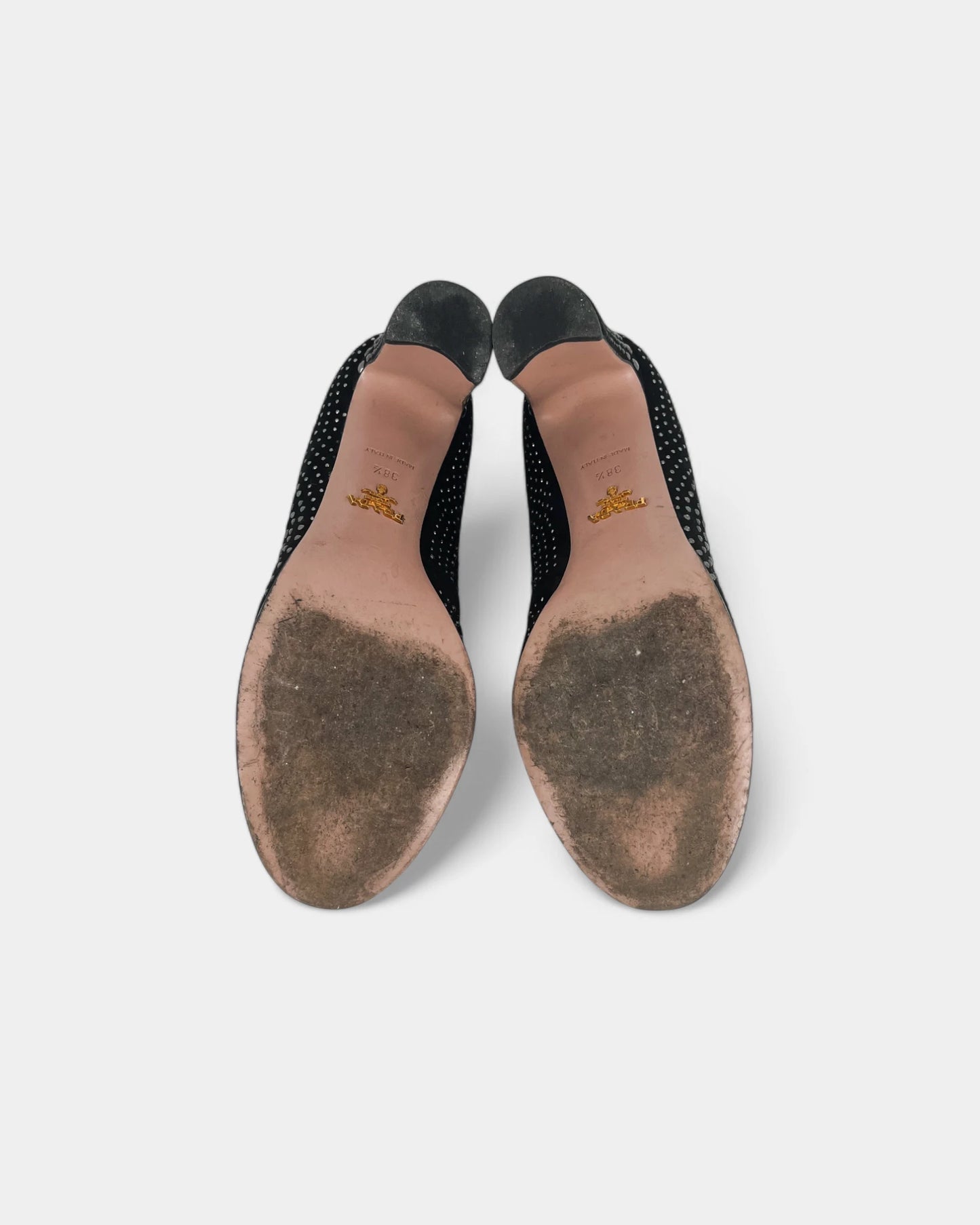 Escarpins noirs cloutés - 38.5 EU / 8.5 US