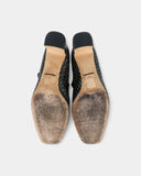 Mary-Jane cirées noires à motif - 40 EU / 10 US