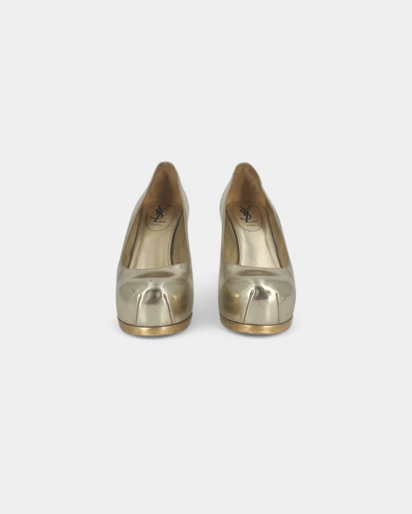 Escarpins dorés - 37.5 EU / 7.5 US