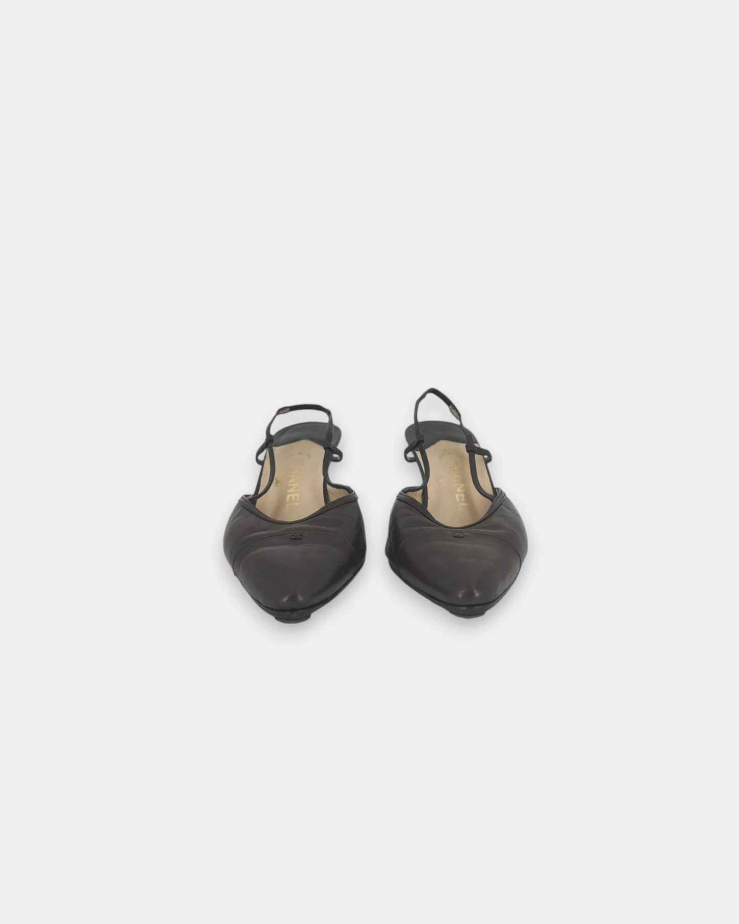 Slingbacks marrons - 38 EU / 8 US