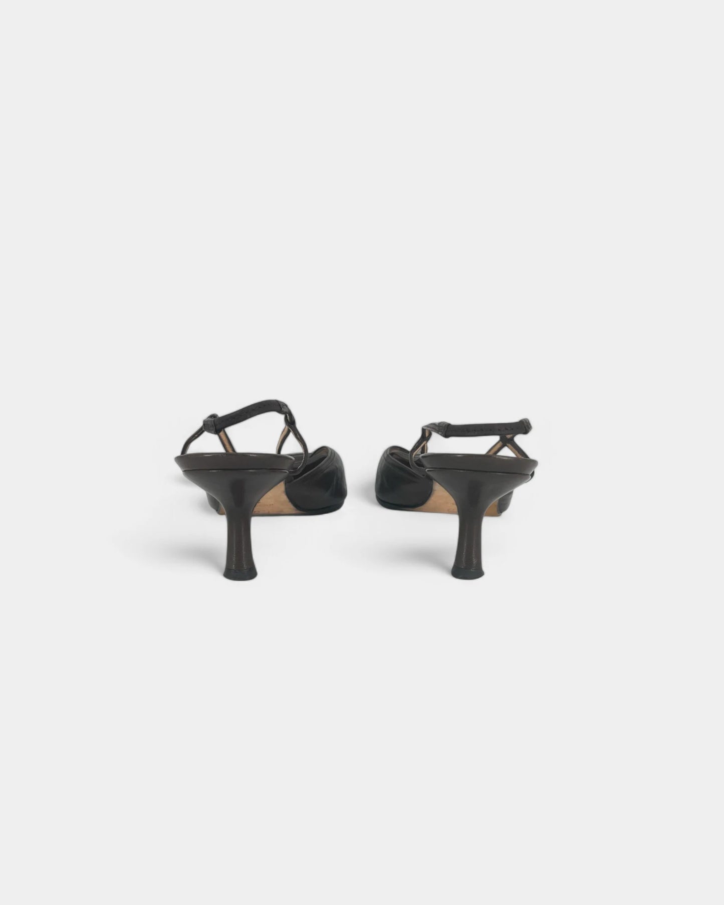 Slingbacks marrons - 38 EU / 8 US