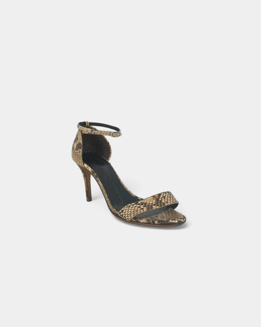 Escarpins ouverts à motif crocodile - 35.5 EU / 5.5 US