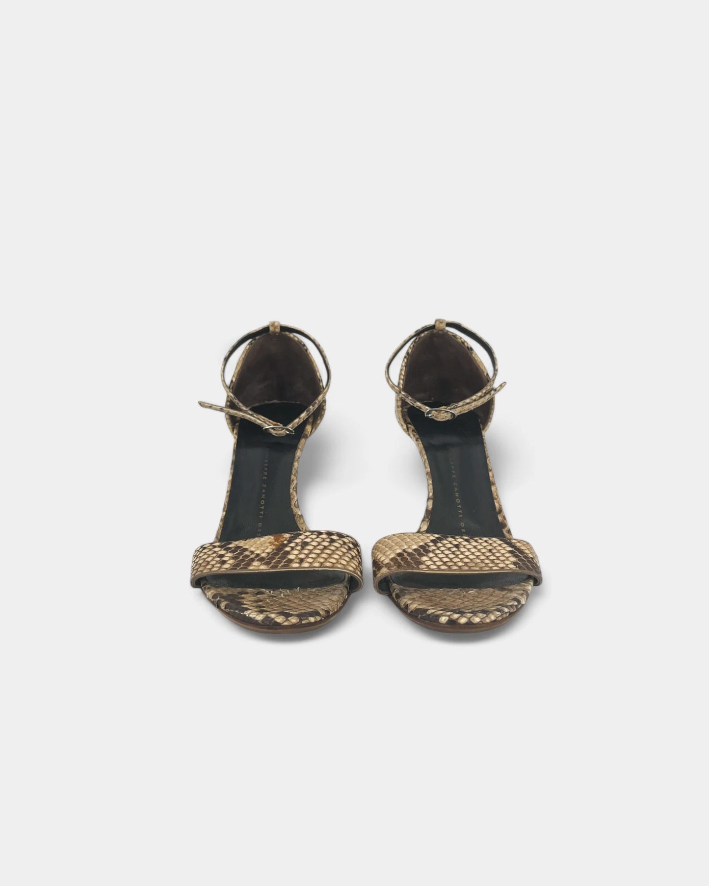 Escarpins ouverts à motif crocodile - 35.5 EU / 5.5 US