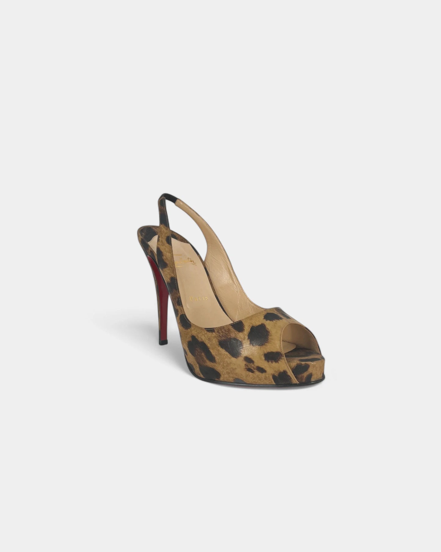 Slingbacks à motif léopard - 41 EU / 11 US