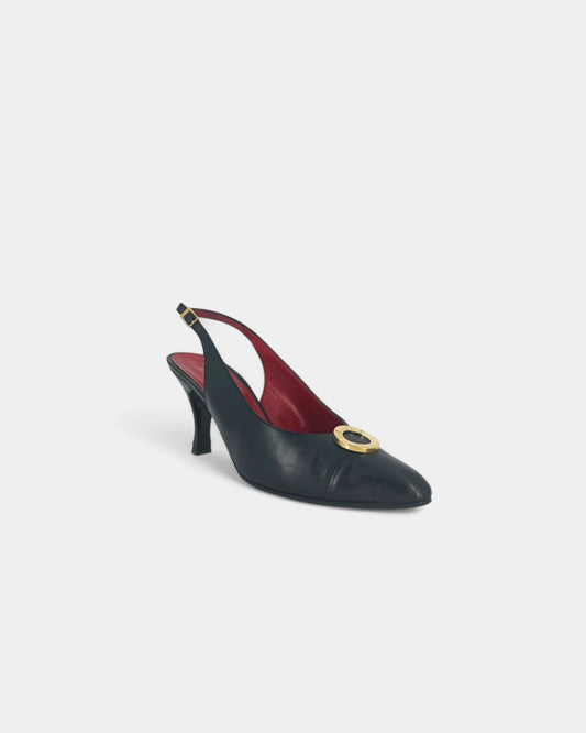 Slingbacks bleus - 37 EU / 7 US