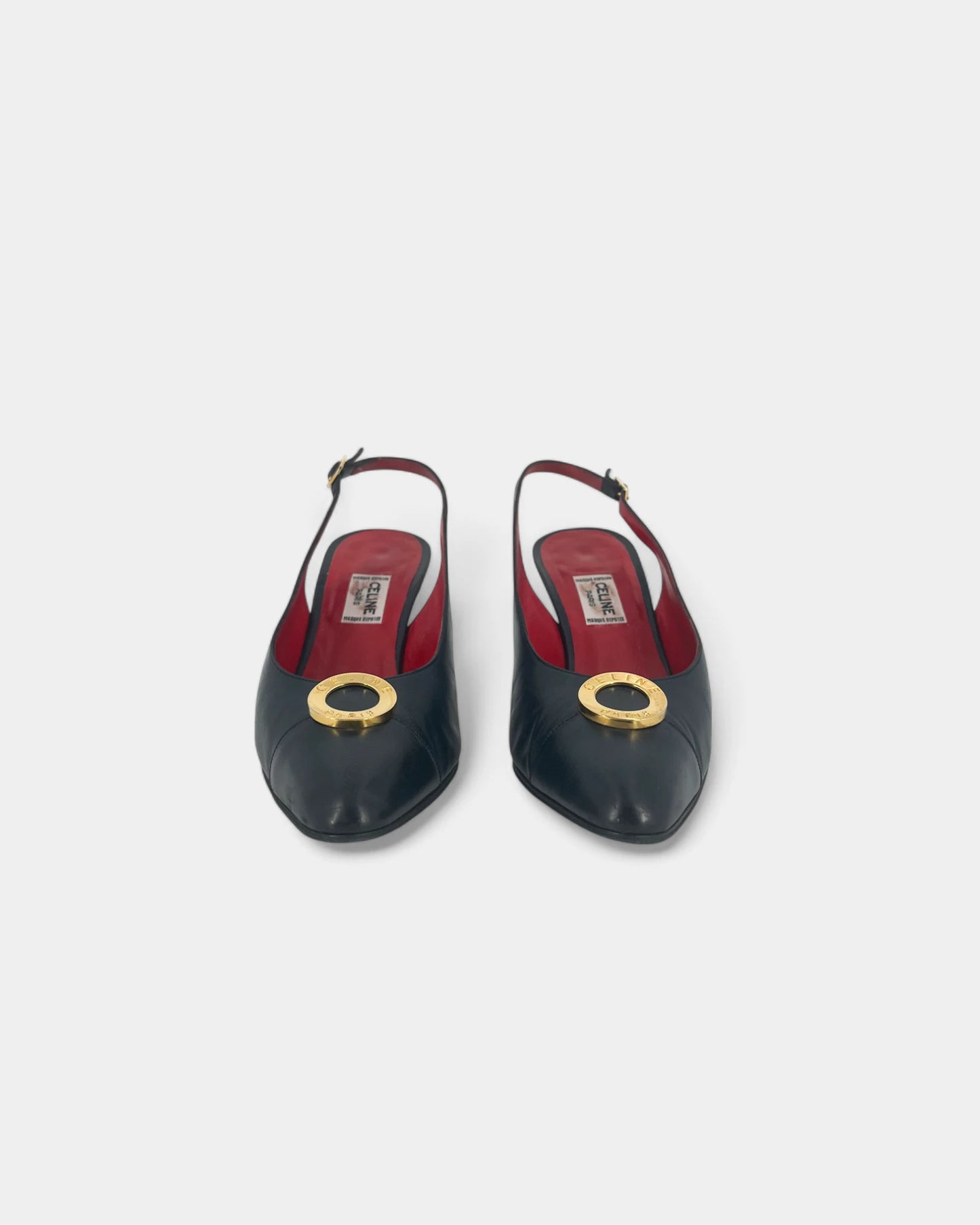 Slingbacks bleus - 37 EU / 7 US