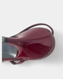 Slingbacks bordeaux à boucles - 40 EU / 9 US