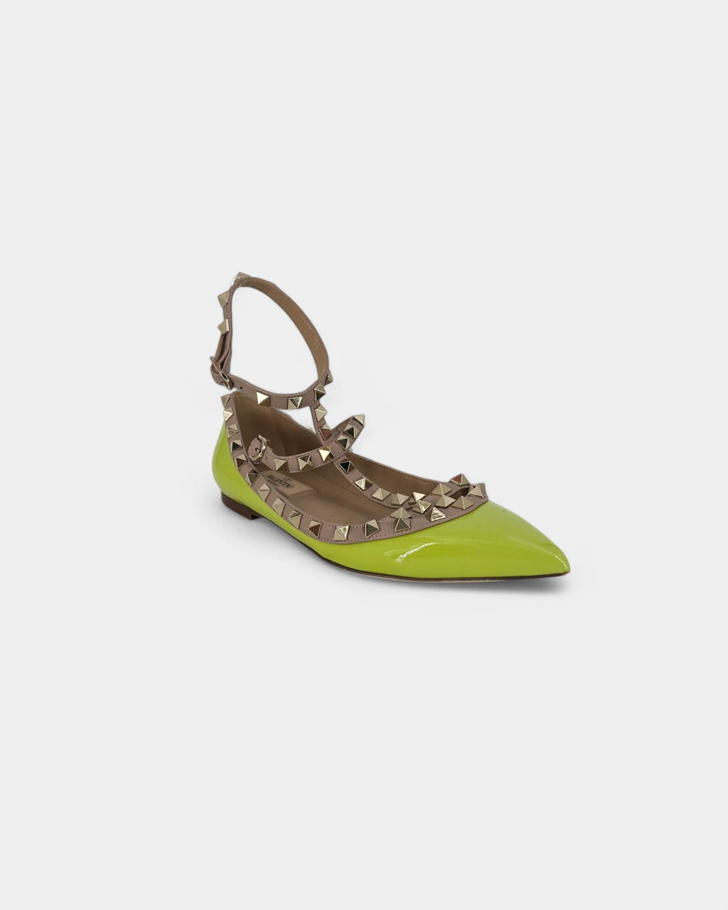Ballerines vertes à boucles - 36 EU / 6 US