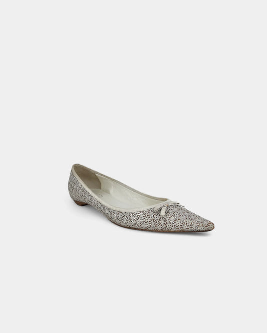 Ballerines argentées - 37 EU / 7 US