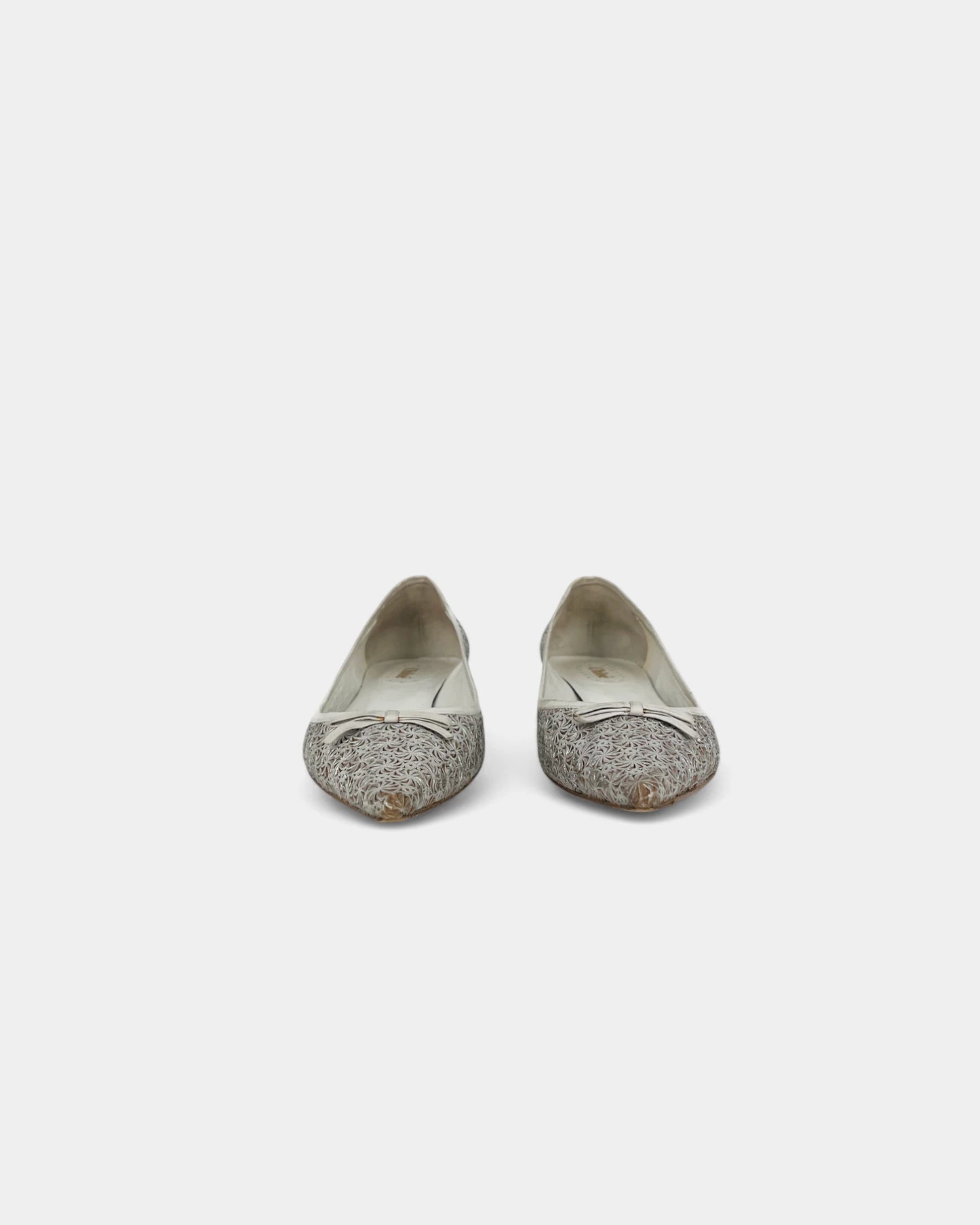 Ballerines argentées - 37 EU / 7 US