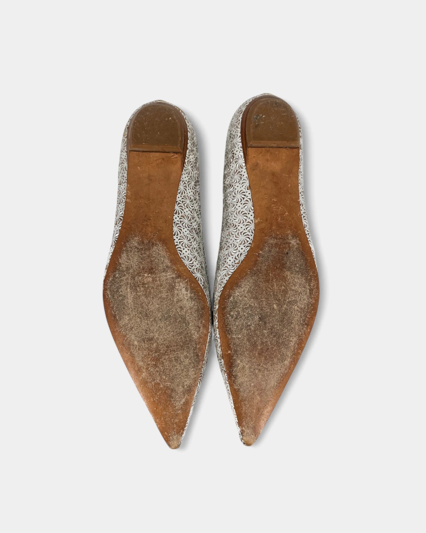 Ballerines argentées - 37 EU / 7 US