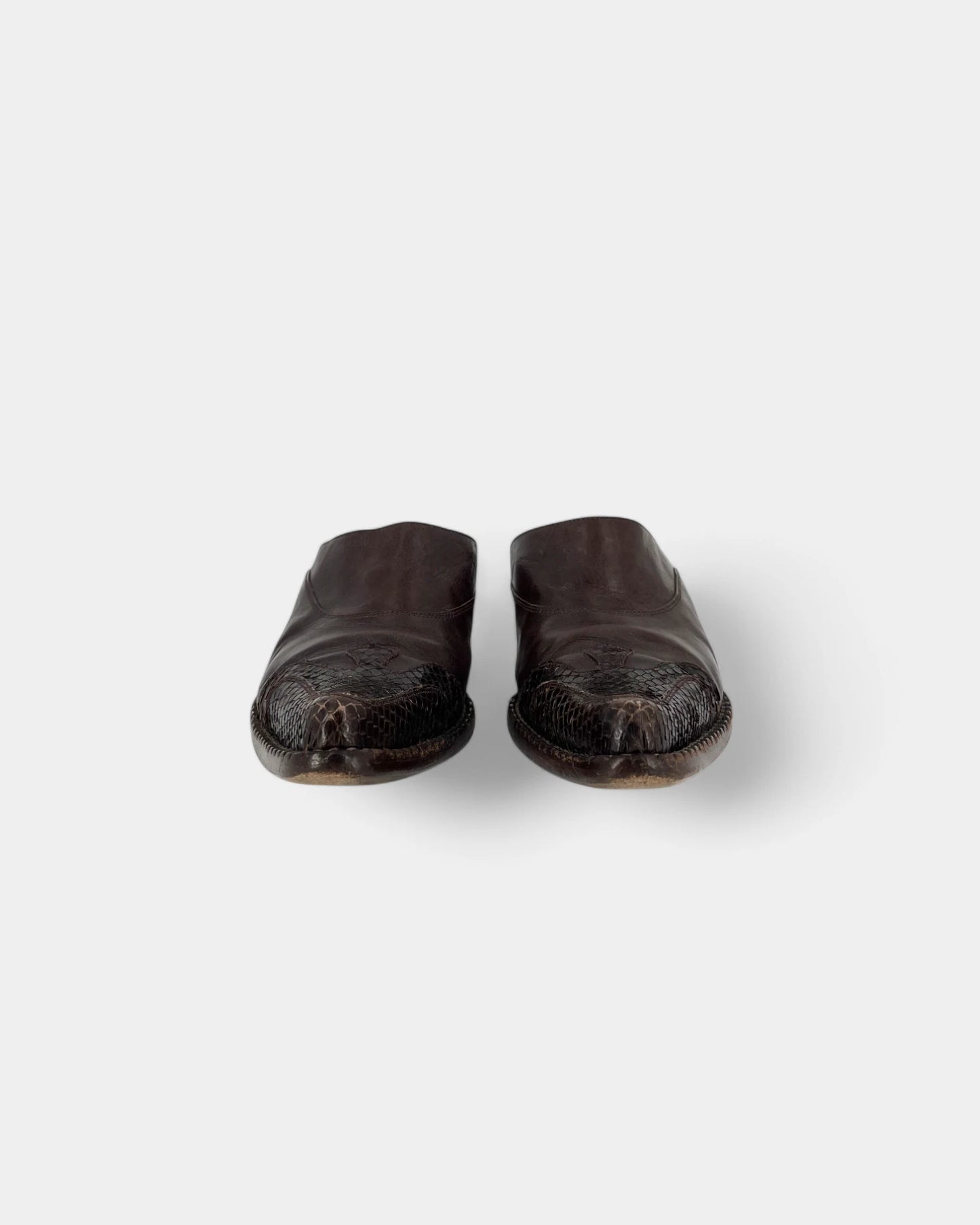 Santiags marrons basses - 39 EU / 9 US