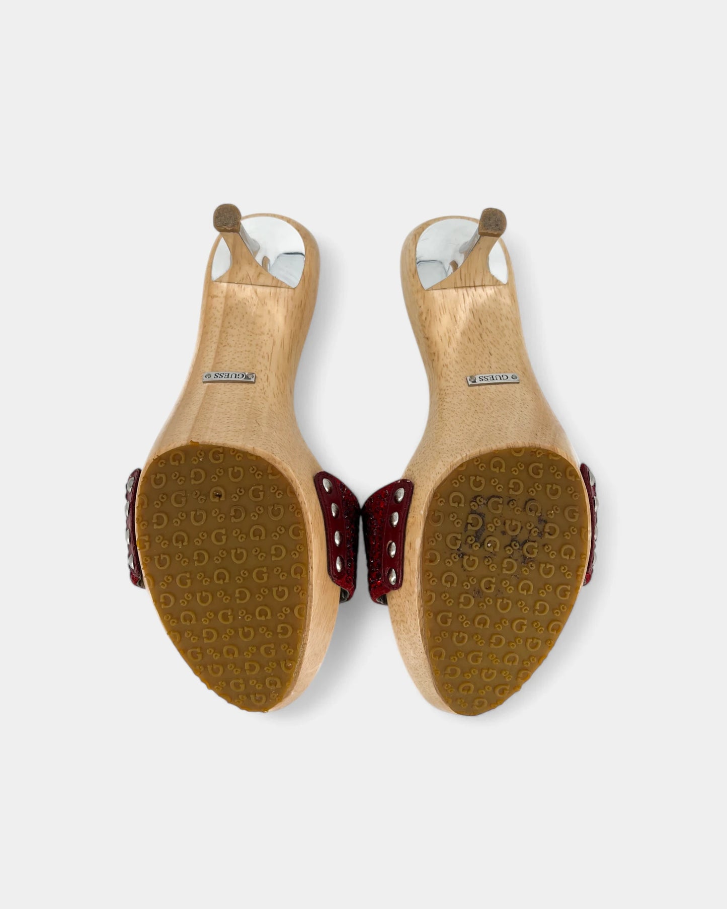 Mules à talons et à strass - 36 EU / 6 US