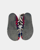 Sandales à plateforme multicolores