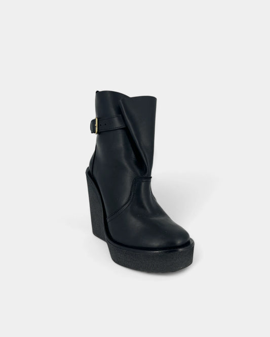 Bottines noires compensées - 39 EU / 9 US