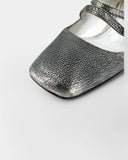 Silver Mary-Jane - 38 EU / 8 US