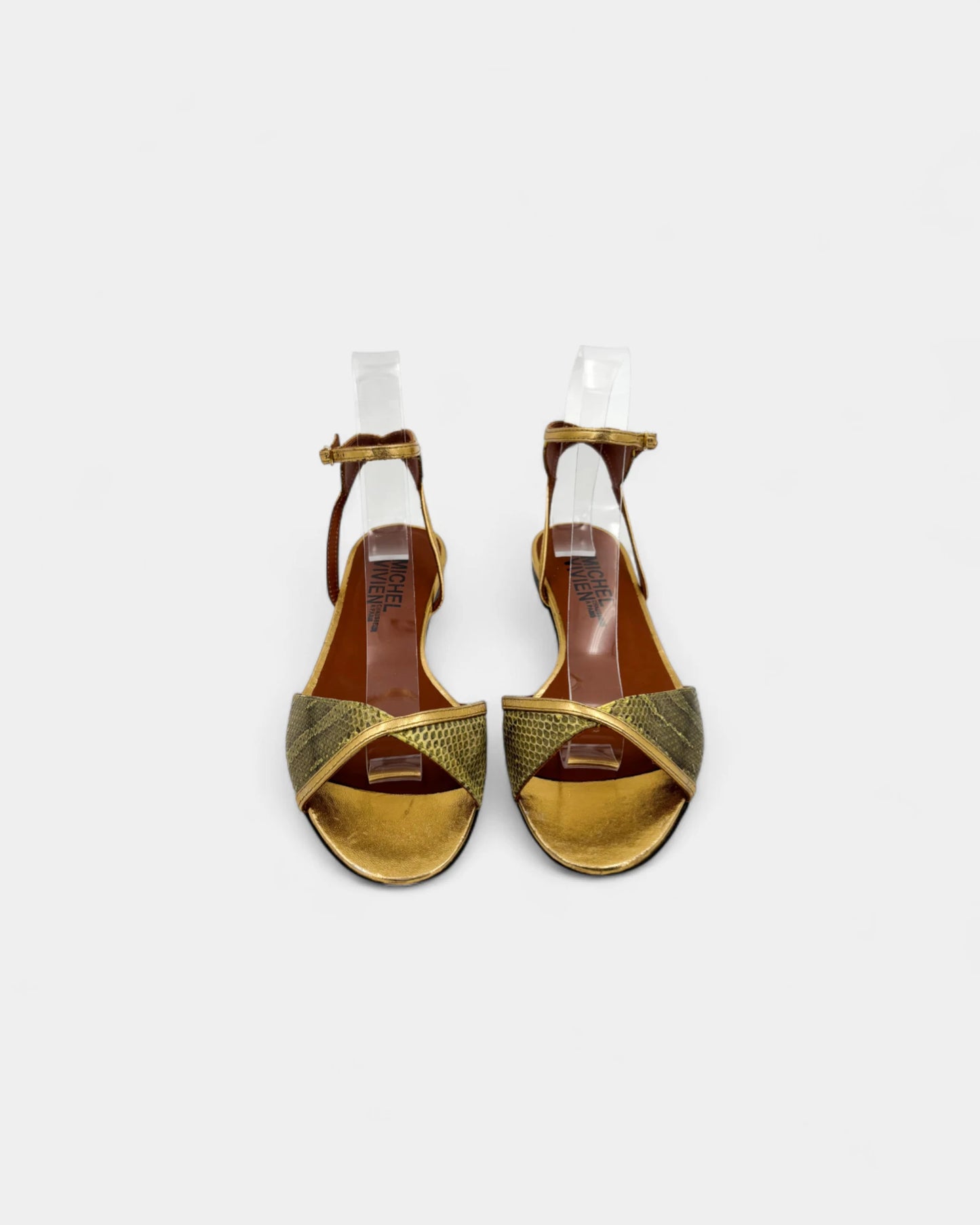 Sandales dorées - 36.5 EU / 5.5 US