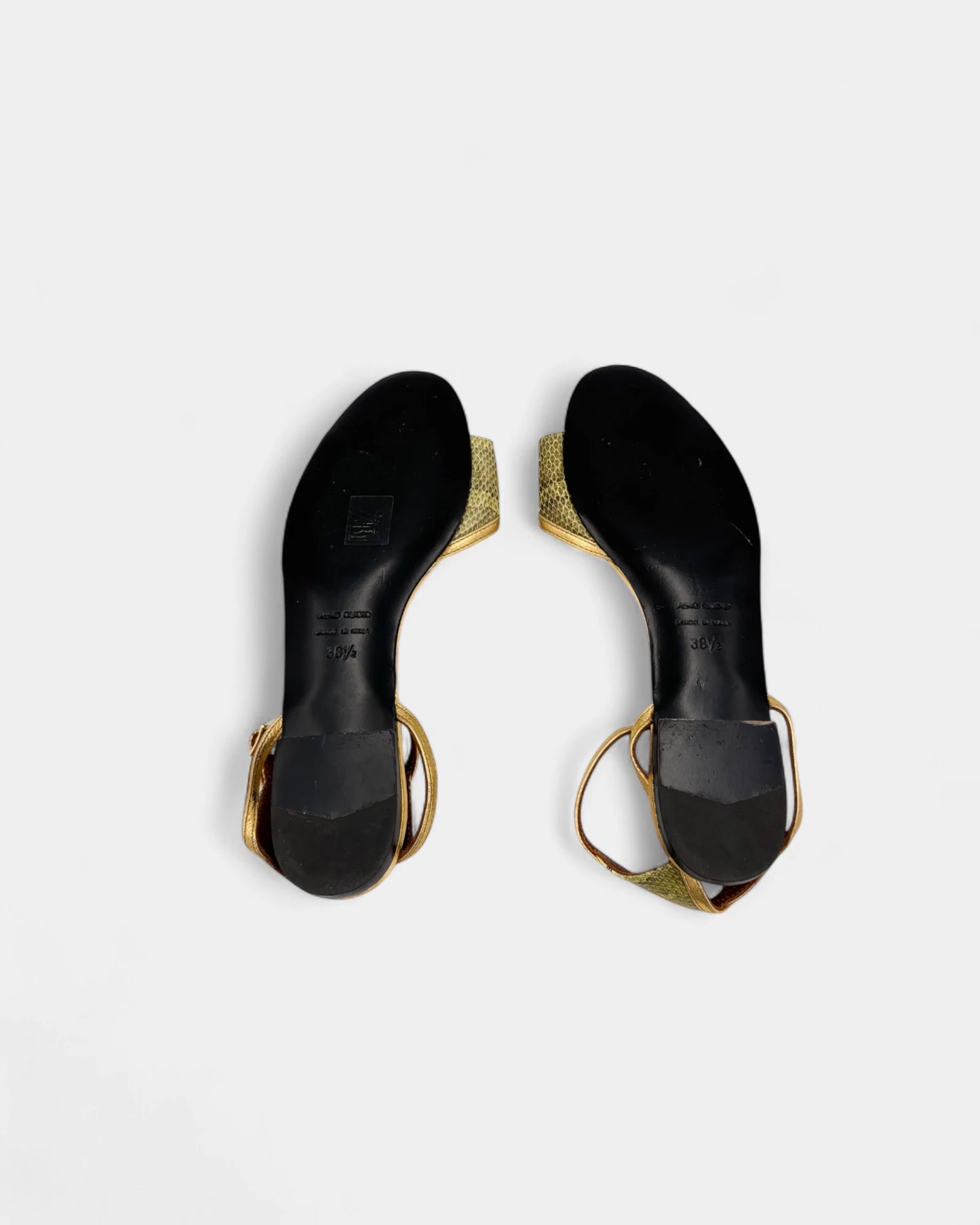 Sandales dorées - 36.5 EU / 5.5 US