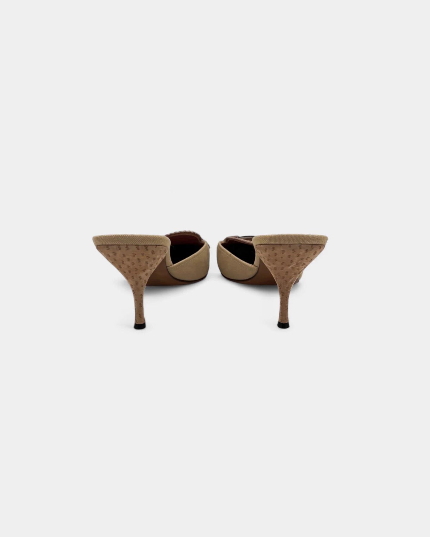 Mules beiges et roses - 39 EU / 8 US
