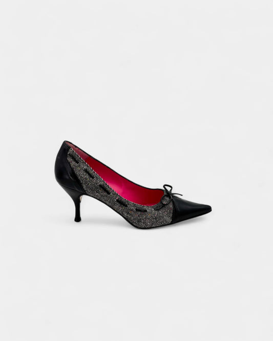 Escarpins laine rayés - 40 EU / 9 US
