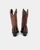 Santiags marrons à détails