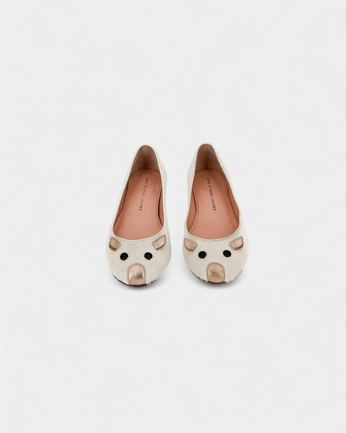 Ballerines souris blanches