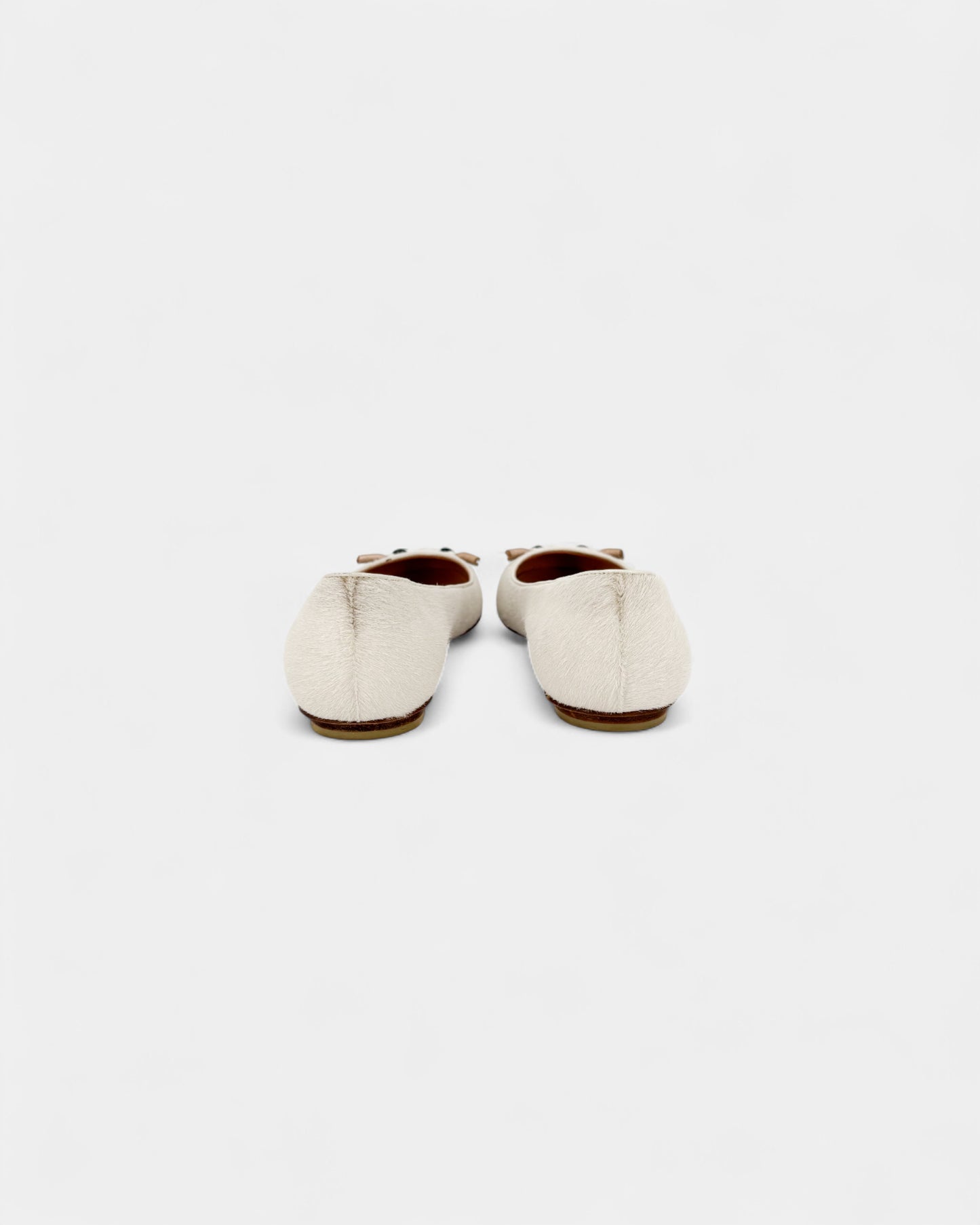 Ballerines souris blanches