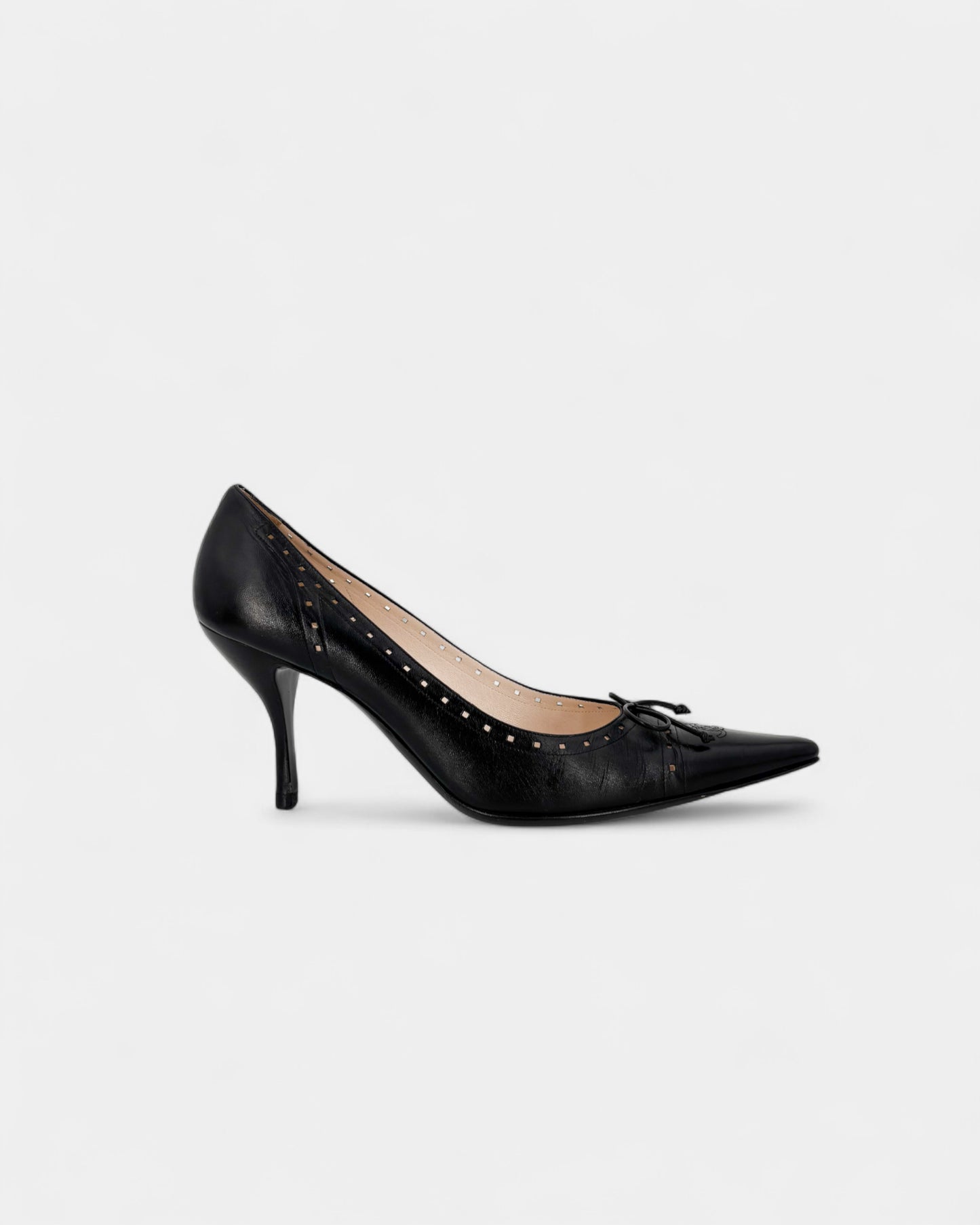 Escarpins noirs noeud