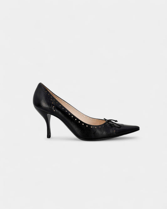 Escarpins noirs noeud