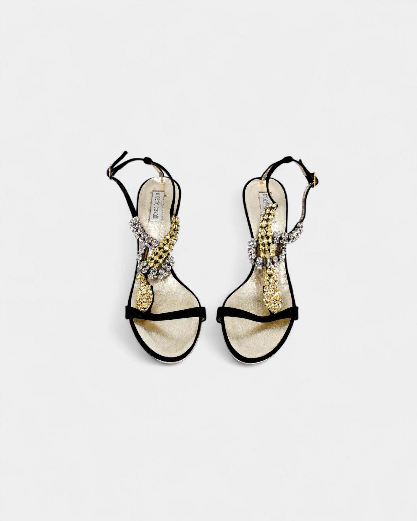 Sandales strass serpent