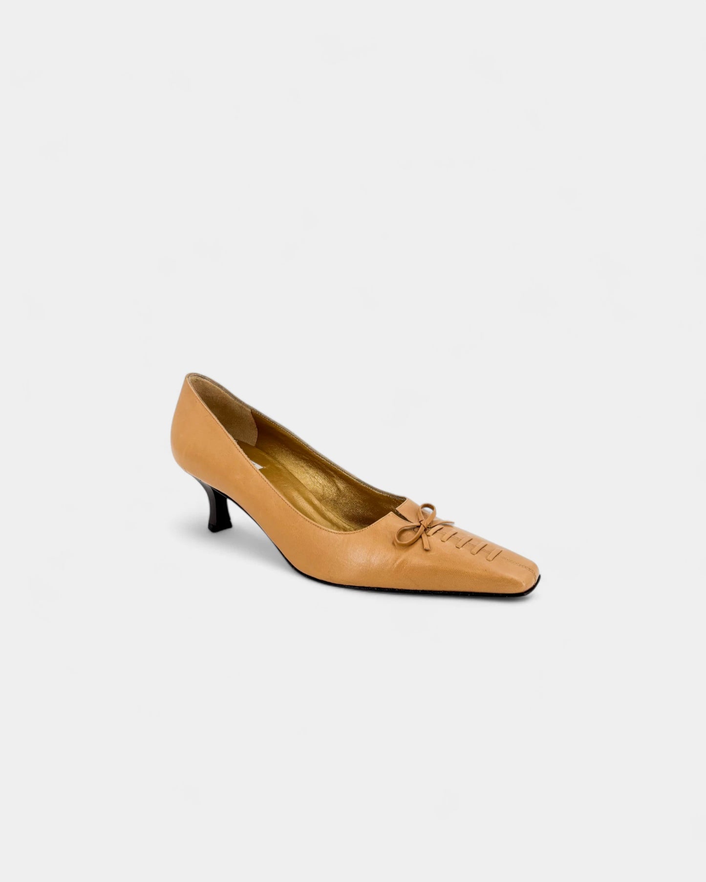 Escarpins noeud beige - 39.5EU / 8.5 US