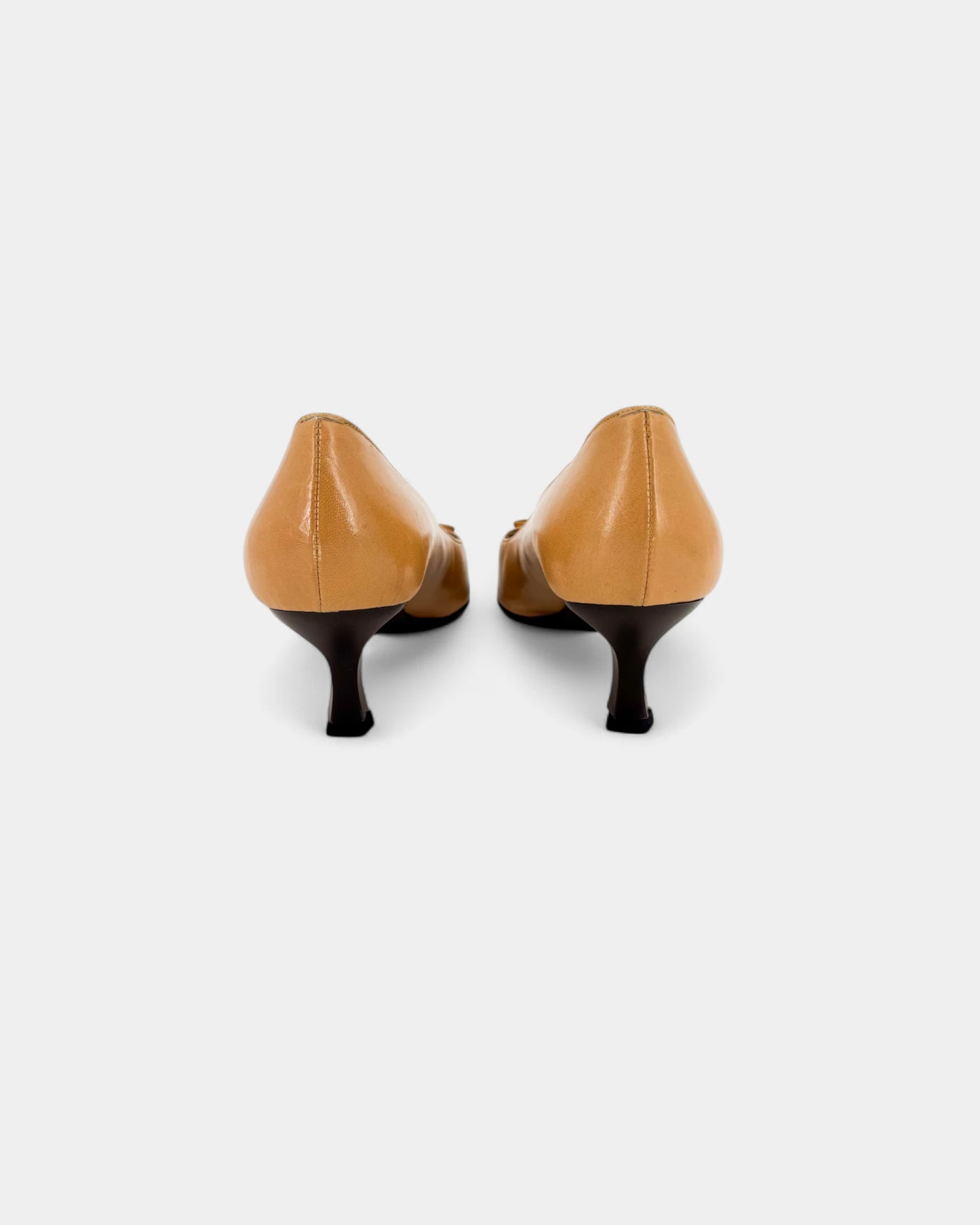Escarpins noeud beige - 39.5EU / 8.5 US