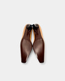 Escarpins noeud beiges