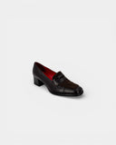 Mocassins en cuir marron