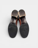 Bottes en cuir marron