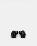 Ballerines noires à détail argenté