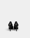 Escarpins noirs à détail mocassin