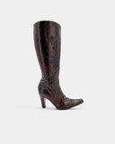 Bottes cuir marron