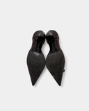 Escarpins motifs marron