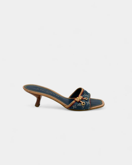 Mules denim monogram - 37 EU / 6 US